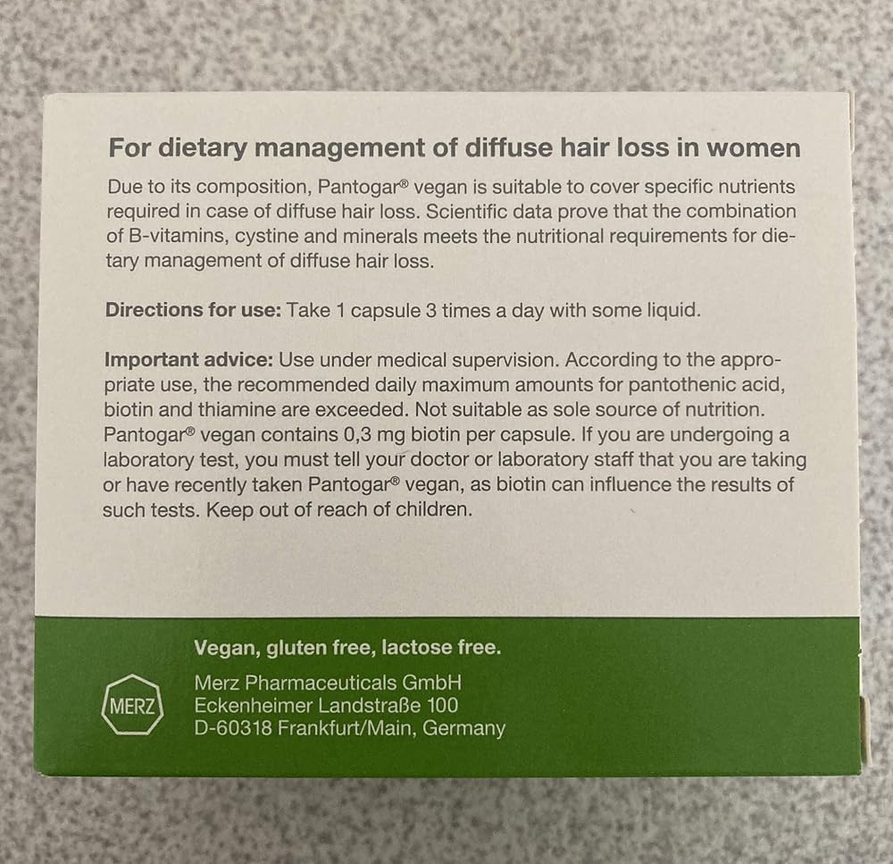 Pantogar Hair Therapy Capsules Made in Germany - 180 Capsules - image 4