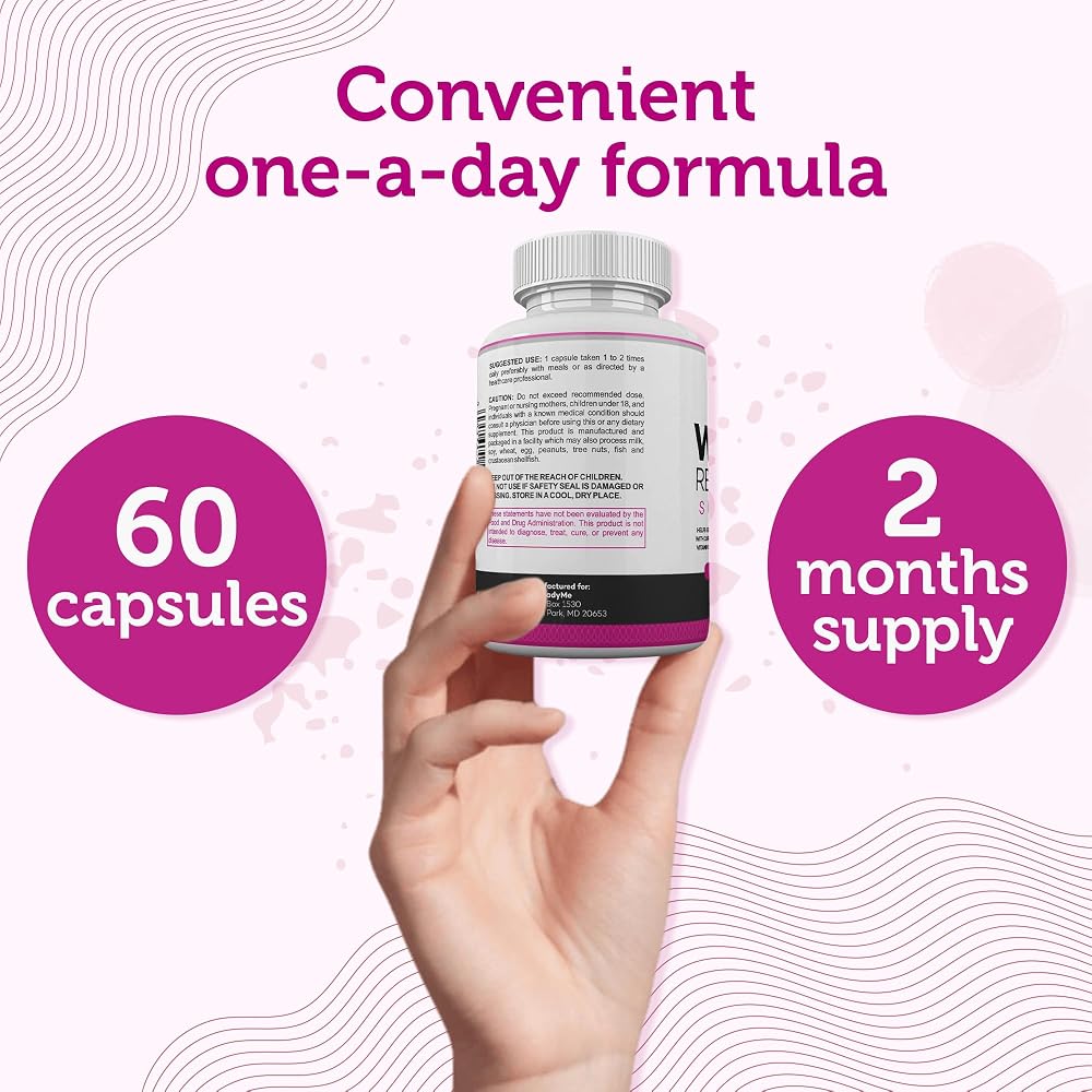 LadyMe Water Retention Pills for Women Bloating Relief - 60 Capsules - image 6