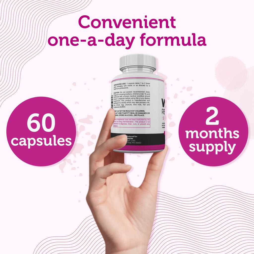 LadyMe Water Retention Pills for Women Bloating Relief - 60 Capsules - image 6