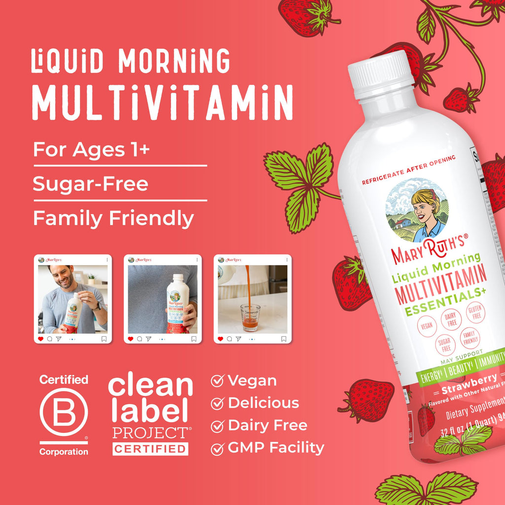 MaryRuth's Liquid Morning Multivitamin Essentials+ - 32oz - image 8
