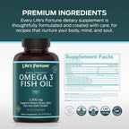 Life's Fortune Fish Oil Concentrate- 2500 mg