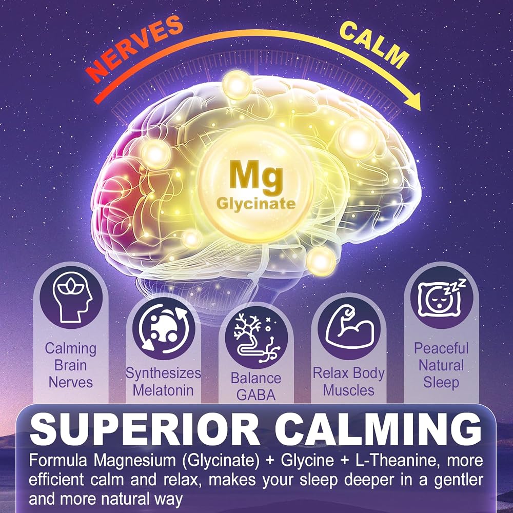 ELLAMENTZ Magnesium Glycinate Gummies 500mg for Sleep - 120 Gummies - image 4