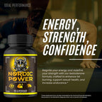 IDEAL PERFORMANCE Nordic Power Pills Maximum Strength - 120 Capsules - image 5