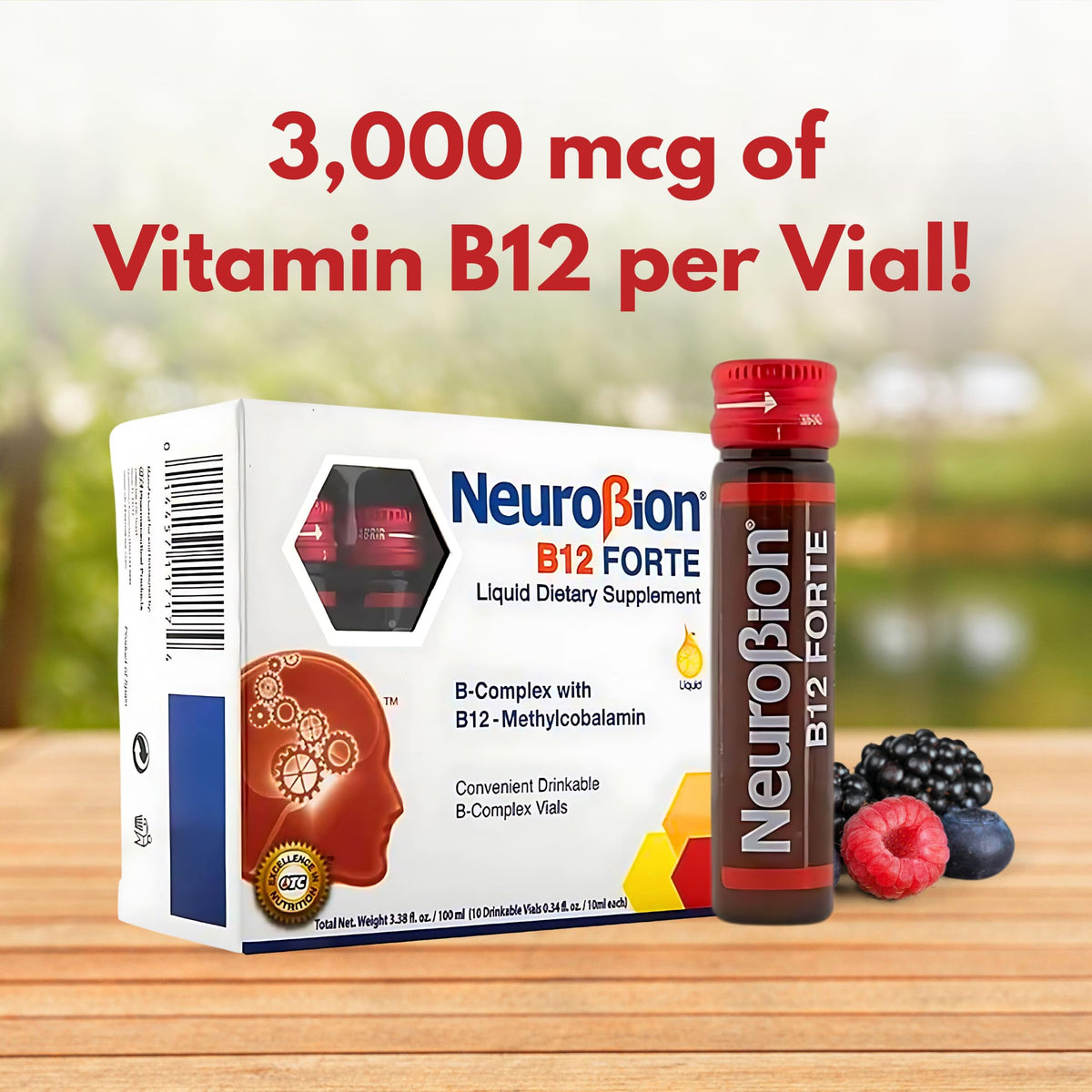 Galreryin Neurobion Forte Vitamin B12 Complex Liquid Shots - 20 Vials - image 4