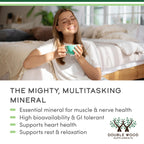 Double Wood Supplements Magnesium Taurate Supplement for Cardiovascular Health