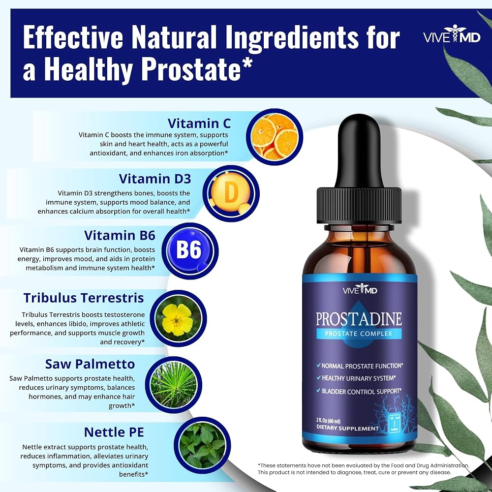 Vive MD Prostadine Drops for Prostate Health - 4 Fl Oz - image 4