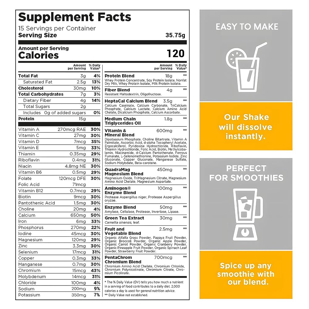 HARMONIFY Meal Replacement Shake for Women Vanilla - 16.9 oz - image 7