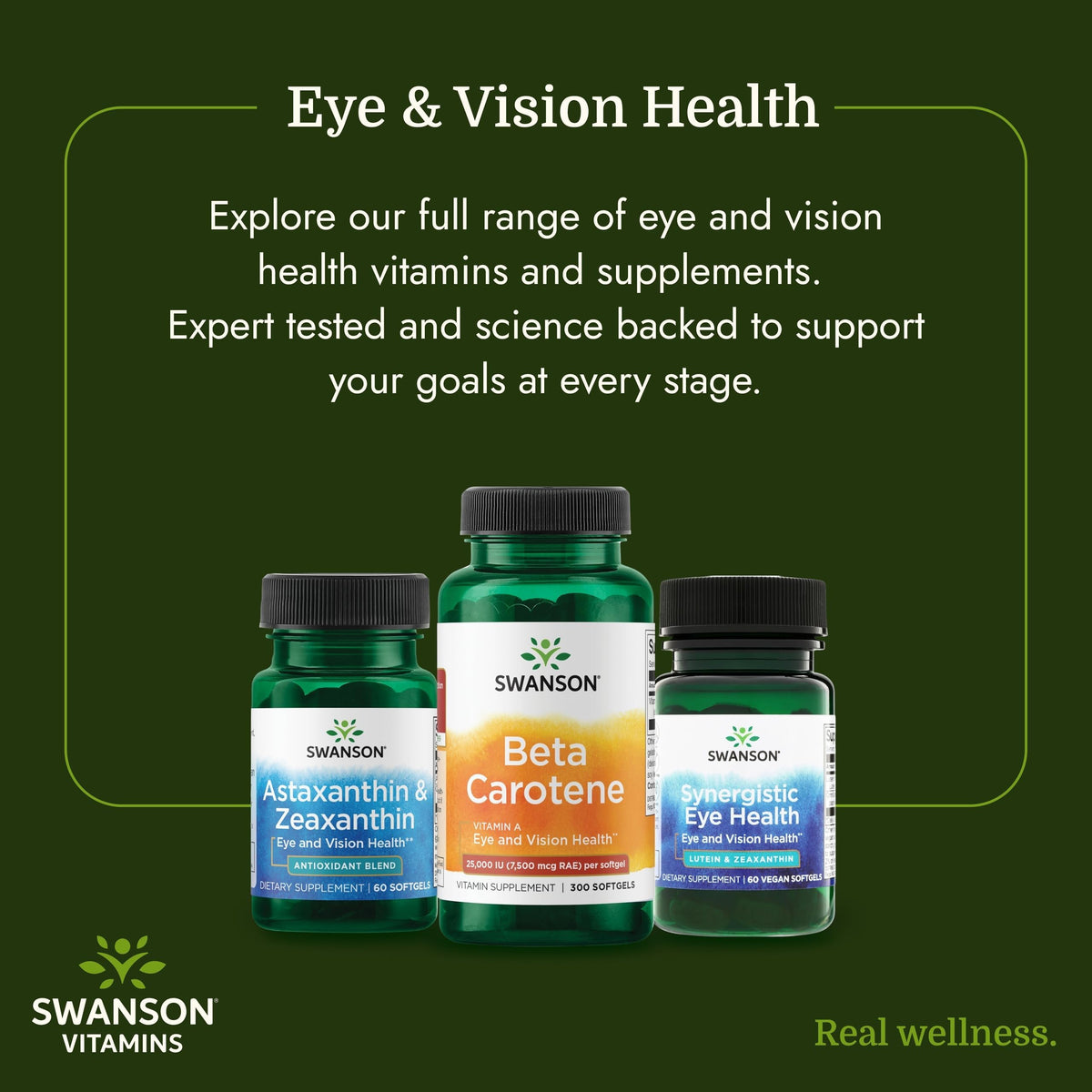 Swanson Beta-Carotene Vitamin A 25,000 IU - 300 Softgels - image 6