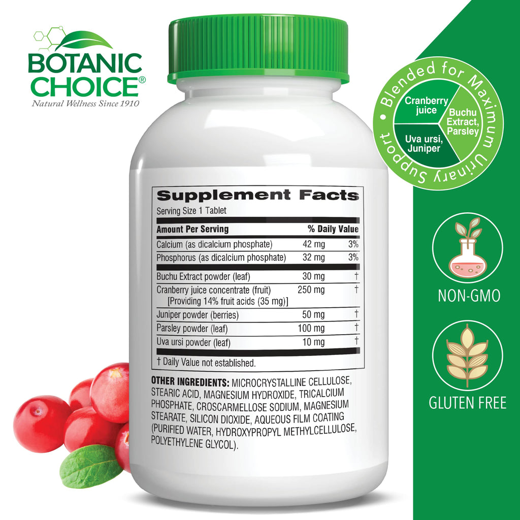 Botanic Choice Cranberry Plus Urinary Support - 60 Tablets - image 2