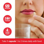 Force Factor Vitamin D3 K2 Immune & Bone Support - 120 Capsules - image 3