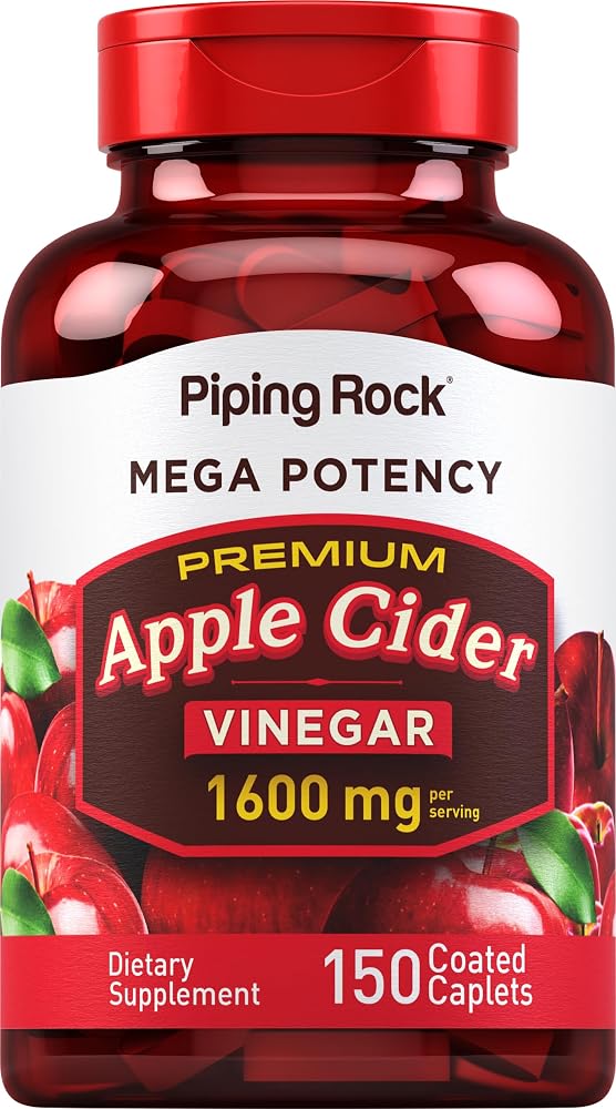 Piping Rock Apple Cider Vinegar 1600mg - 150 Caplets