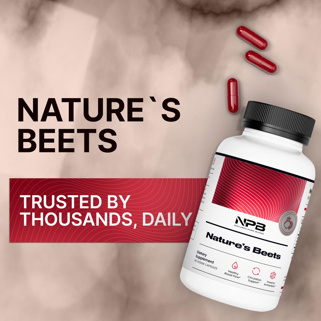 Nature's Pure Blend Organic Beet Root Powder Capsules - 60 Count - image 6