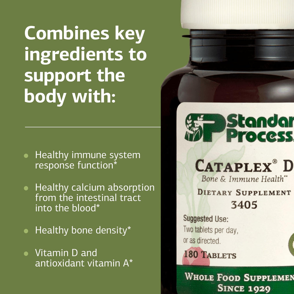 Standard Process Cataplex D Immune & Bone Health - 180 Tablets - image 4