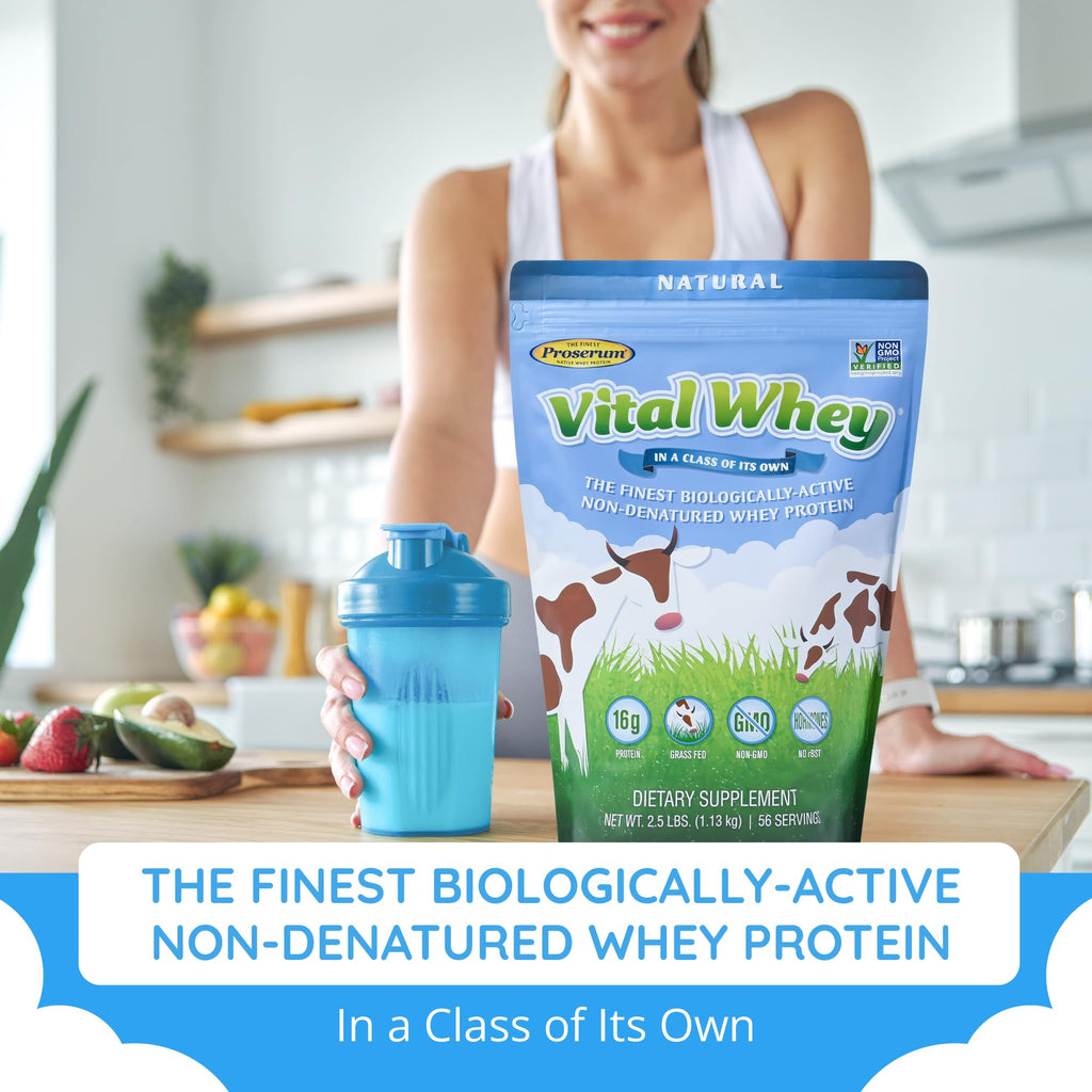 Well Wisdom Proteins Vital Whey Grass-Fed Whey Protein Powder