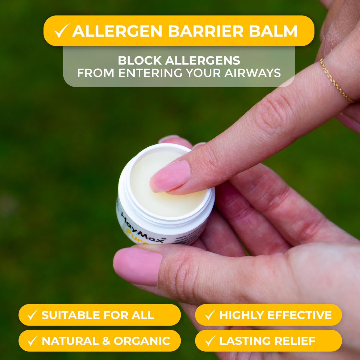 HayMax Allergen Barrier Balm Pure - 0.17 fl oz - image 2