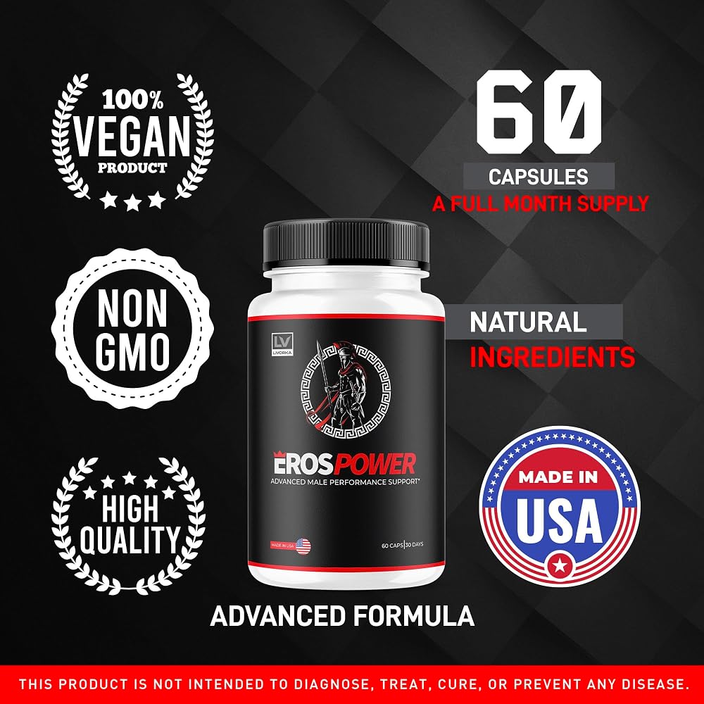 LIVORKA Eros Power Supplement for Men - 300 Capsules - image 4