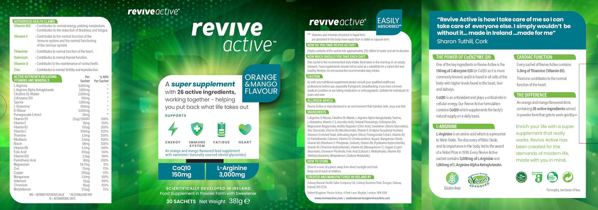 Revive Active Vitamin Mineral and Amino Complex - 30 Sachets - image 7