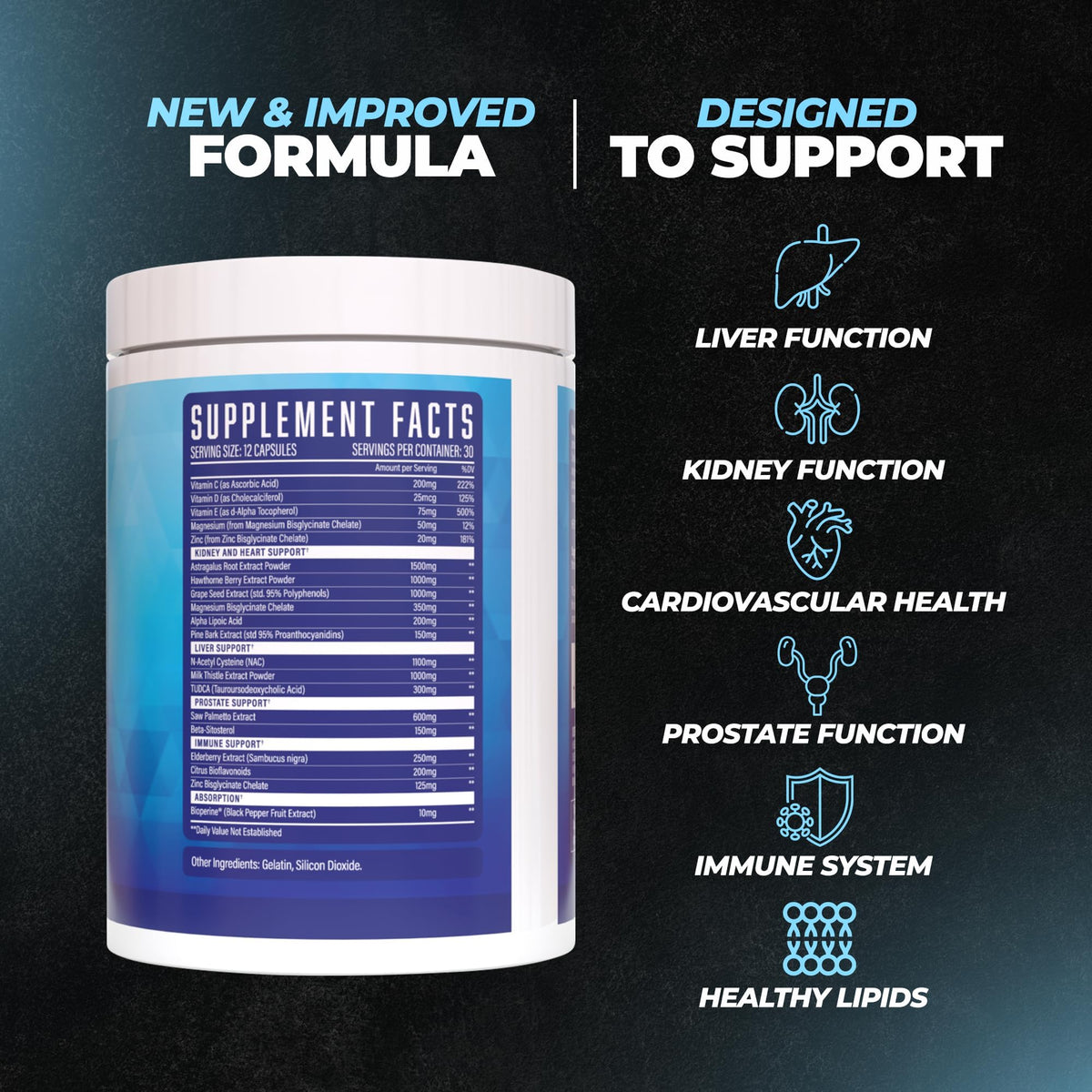 Huge Supplements Defend Cycle Support - 360 Capsules - image 2