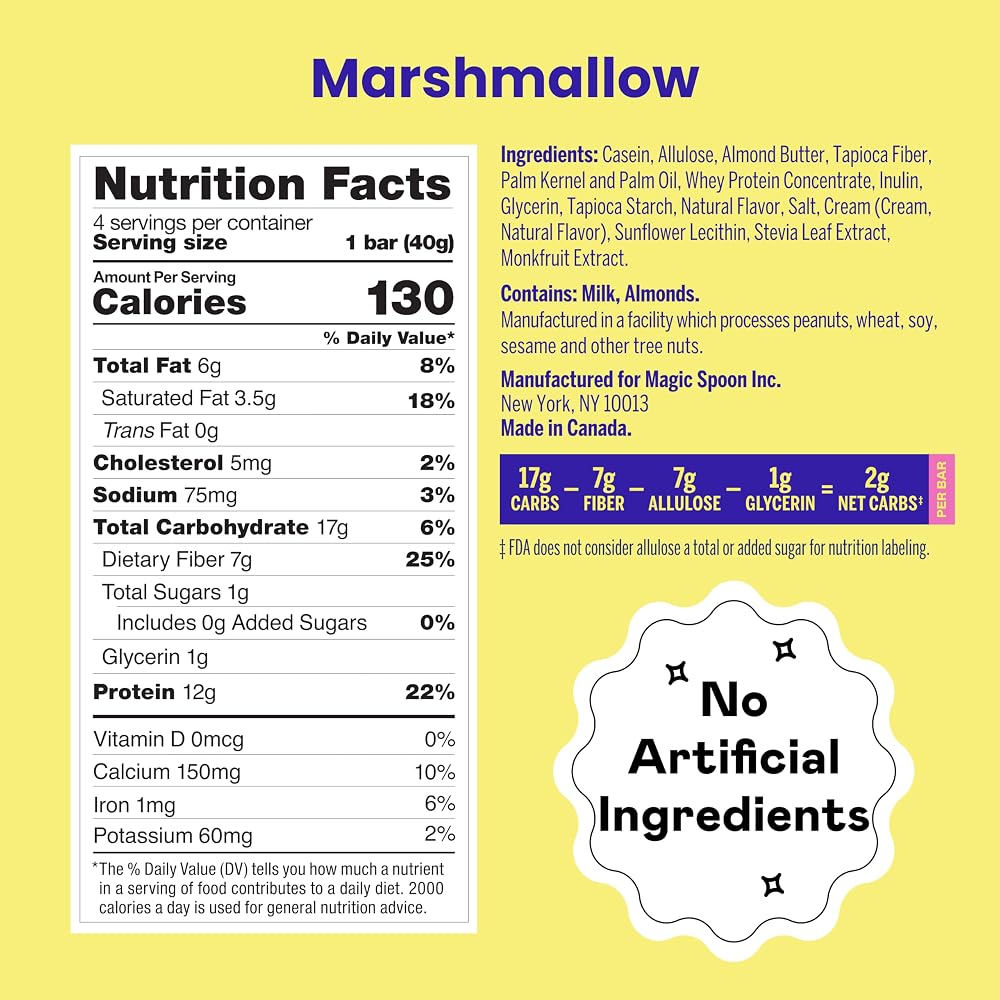 Magic Spoon Treats Marshmallow High Protein Bar - 8 Pack - image 4