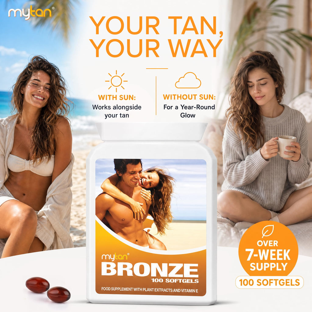 MyTan Bronze Tanning Softgels with Natural Carotenoids - 100 Softgels - image 5