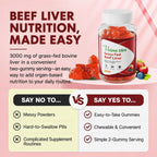 Velna zivs Grass Fed Beef Liver Gummies for Energy & Immunity - 60 Count - image 7