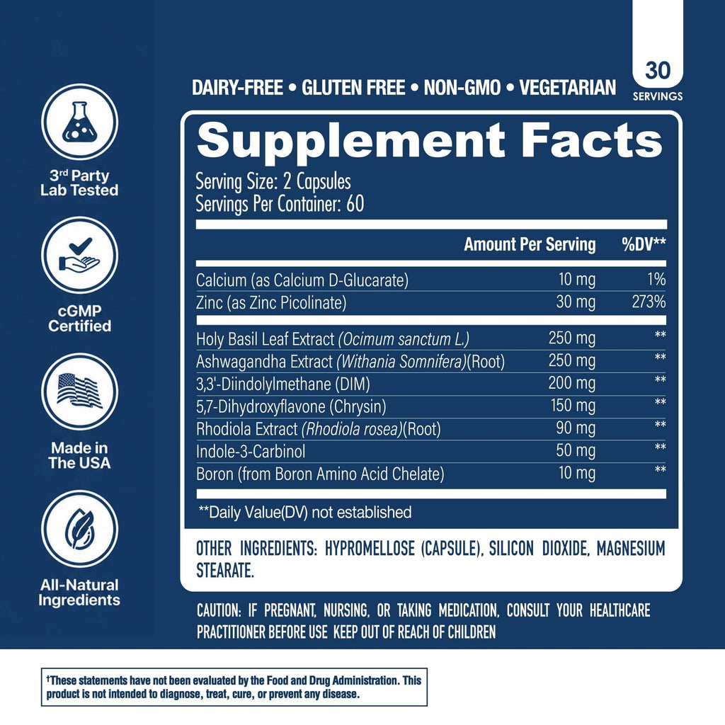 NuEthix Formulations Estro-Cort Anti-Estrogen Support - 120 Capsules - image 4