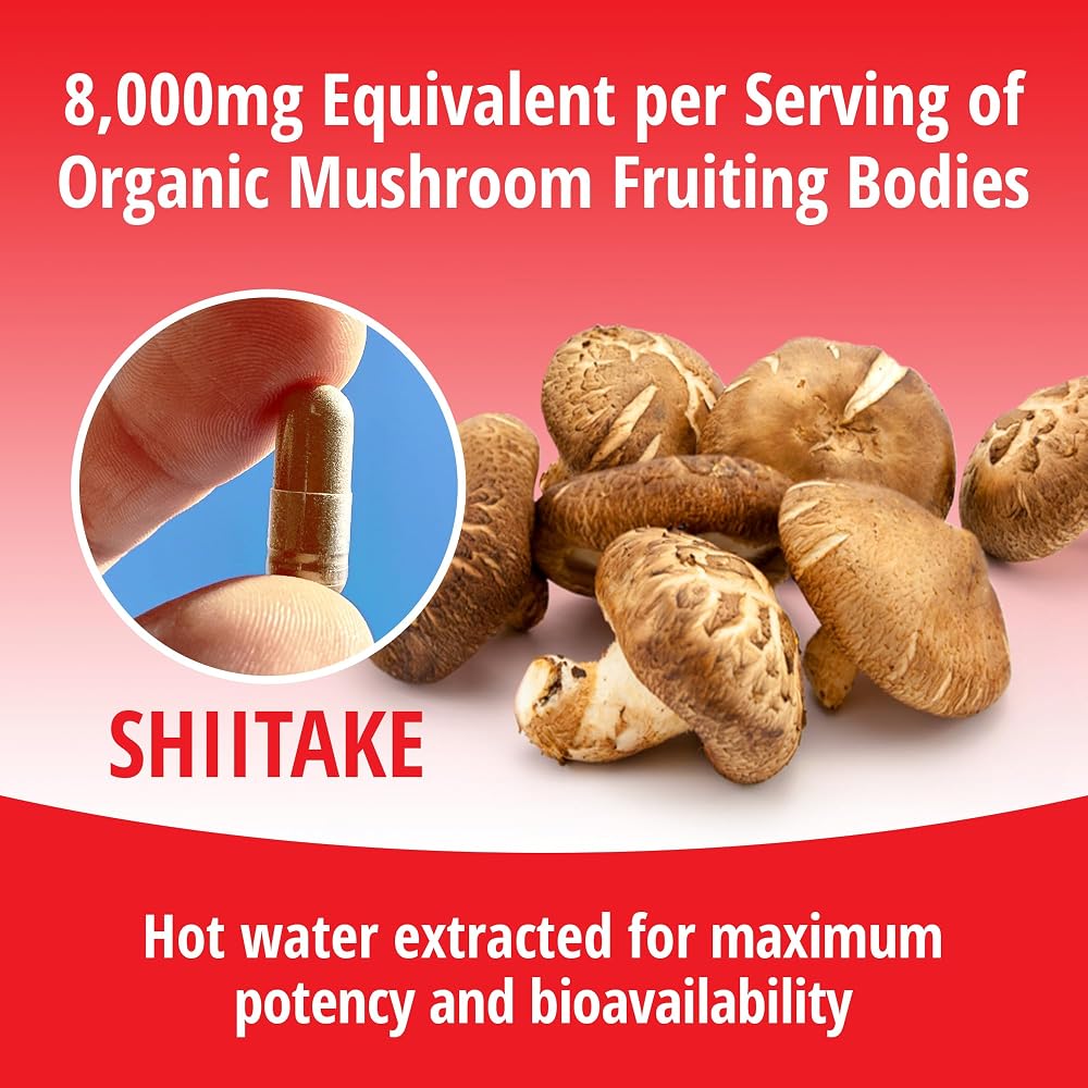 ENCAPSULATE Shiitake Mushroom 8:1 Extract - 60 Vegan Capsules - image 7