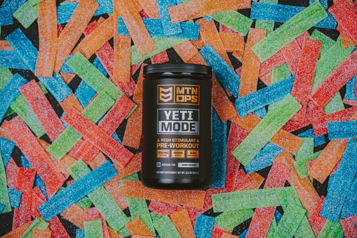 MTN OPS Yeti Mode Pre-Workout Powder - Explosive High-Stimulant