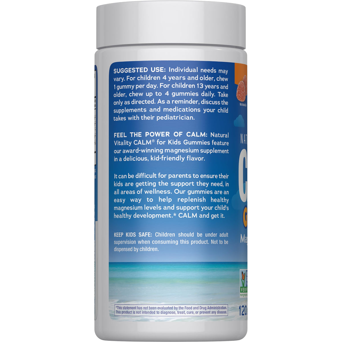 Natural Vitality Kids Calm Magnesium Gummies - 120 Gummies - image 3