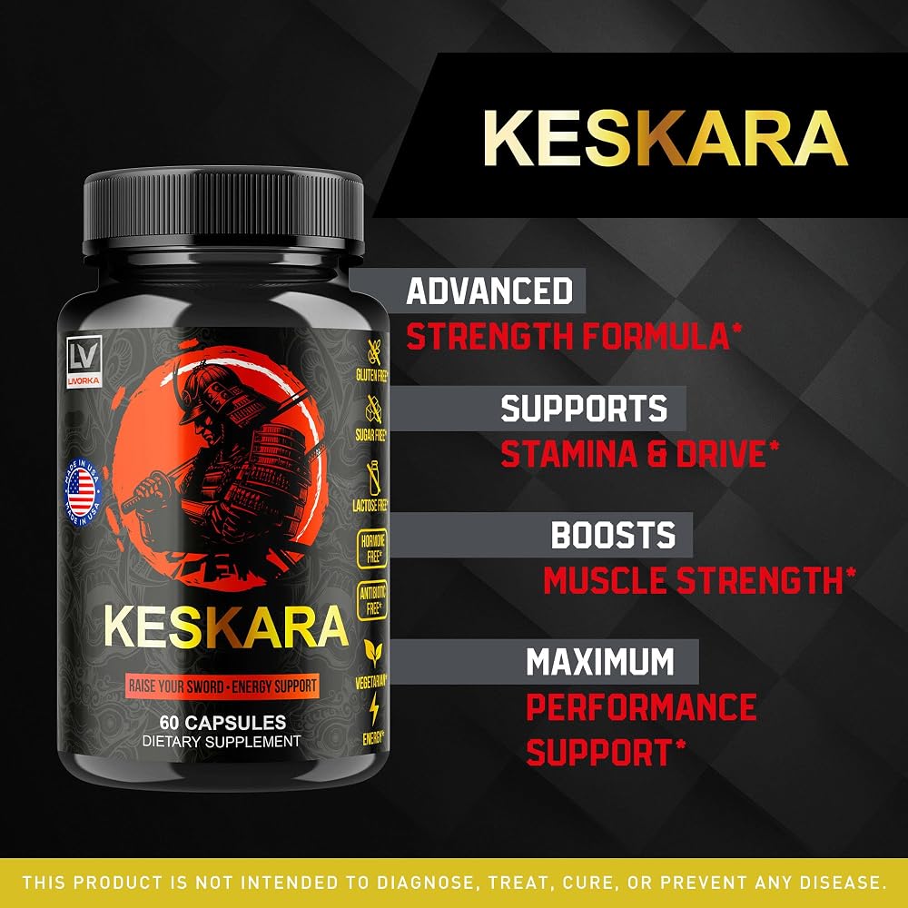 LIVORKA Keskara Pills for Men Supplement - 180 Capsules - image 2