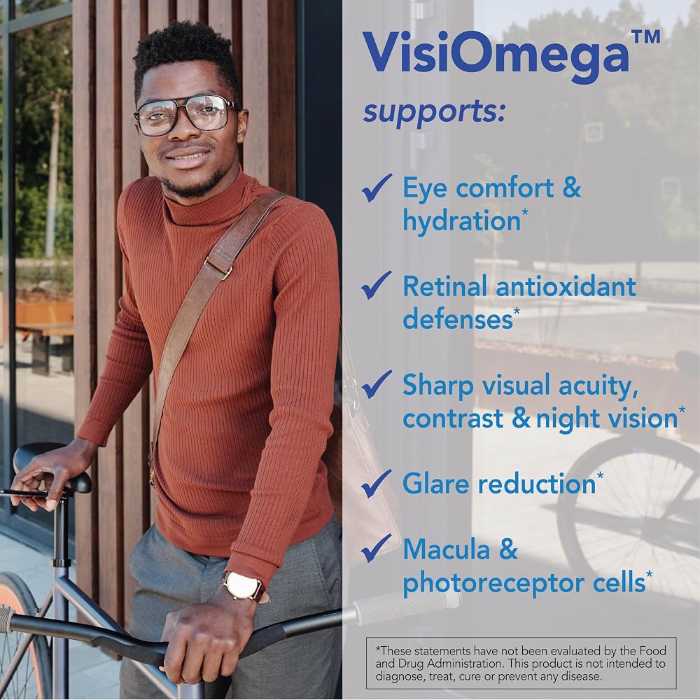 Patient One VisiOmega AREDS 2 Nutrients + Omega-3 - 120 Capsules - image 4