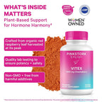 Pink Stork Organic Vitex 1000 mg - 60 Vegan Capsules - image 2