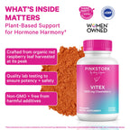 Pink Stork Organic Vitex 1000 mg - 60 Vegan Capsules - image 2