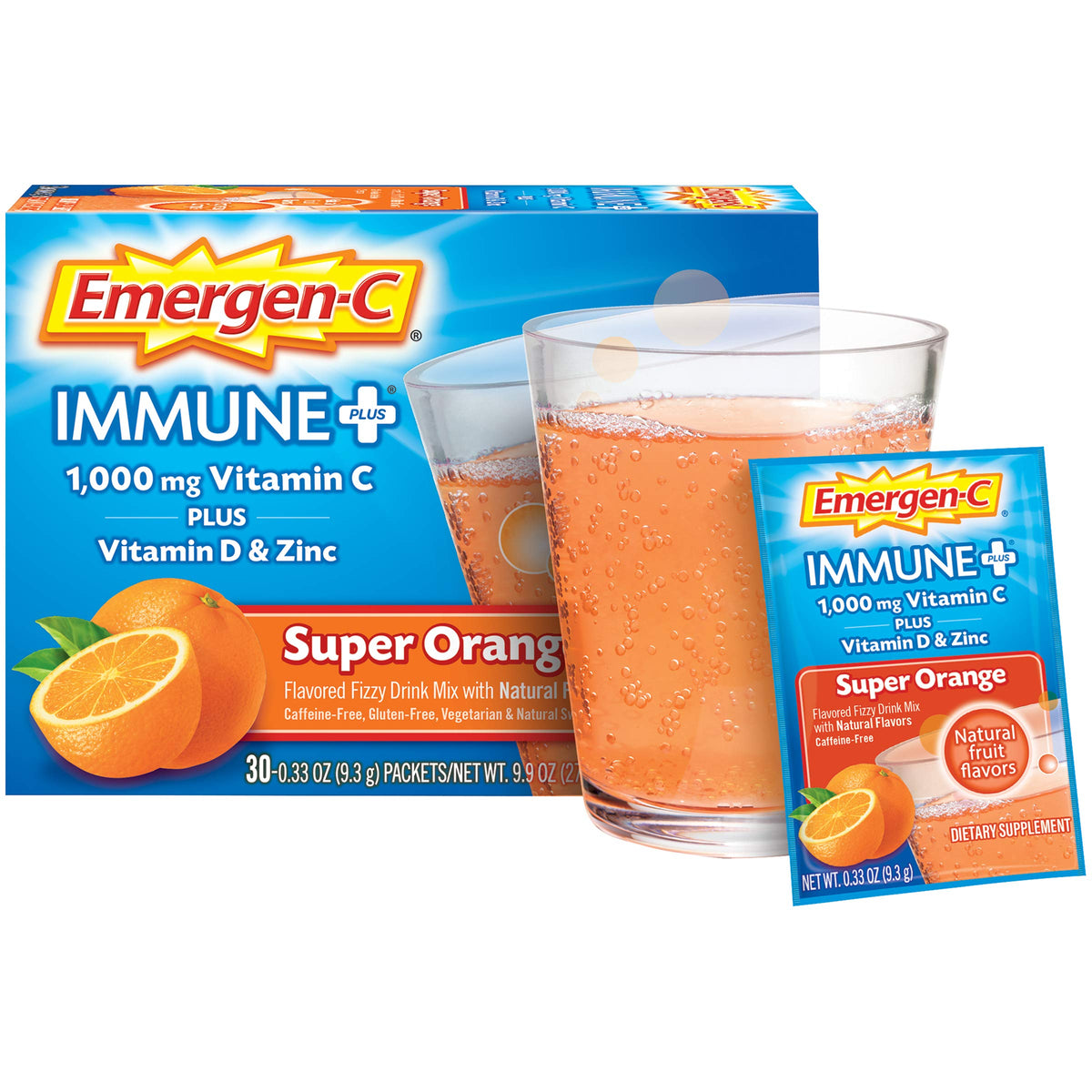 Emergen-C Immune+ 1000mg Vitamin C Powder Immune Support - 30 Packets - image 4