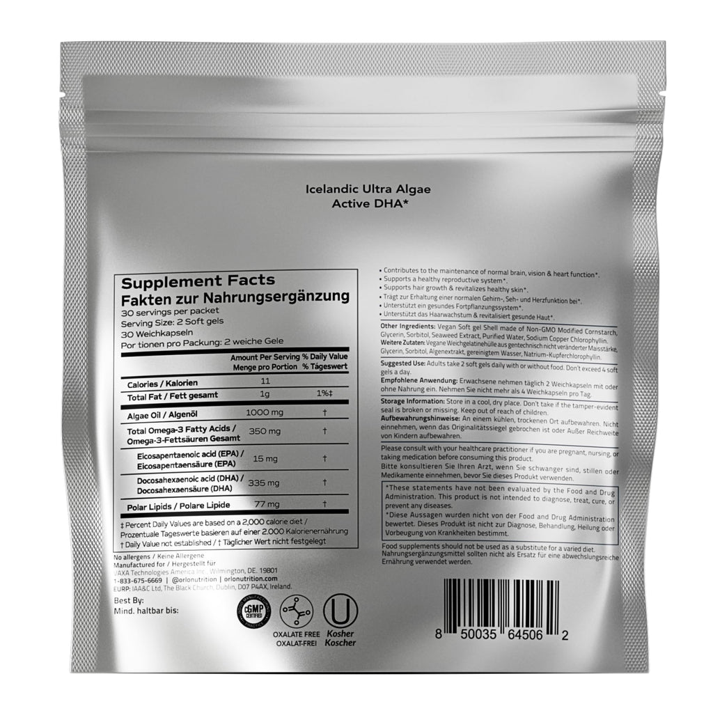 Orlo DHA Supplement 1000mg