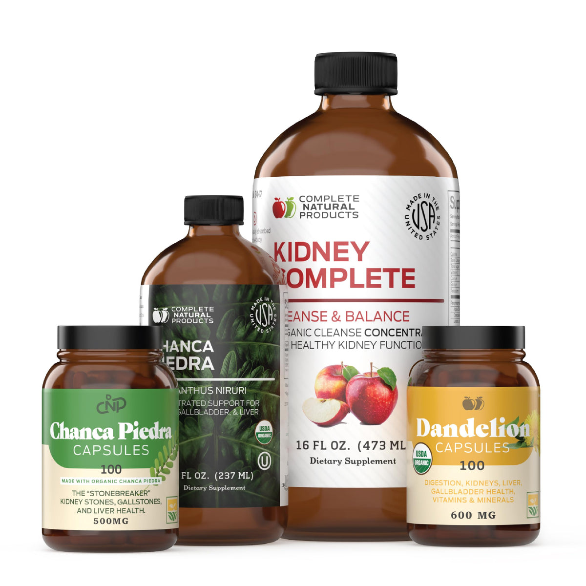 Complete Natural Products Kidney Complete Bundle Liquid - 4 Fl Oz