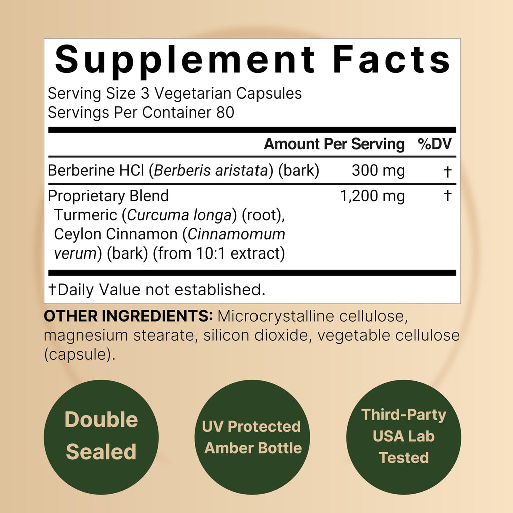 NatureBell Berberine Supplement 1