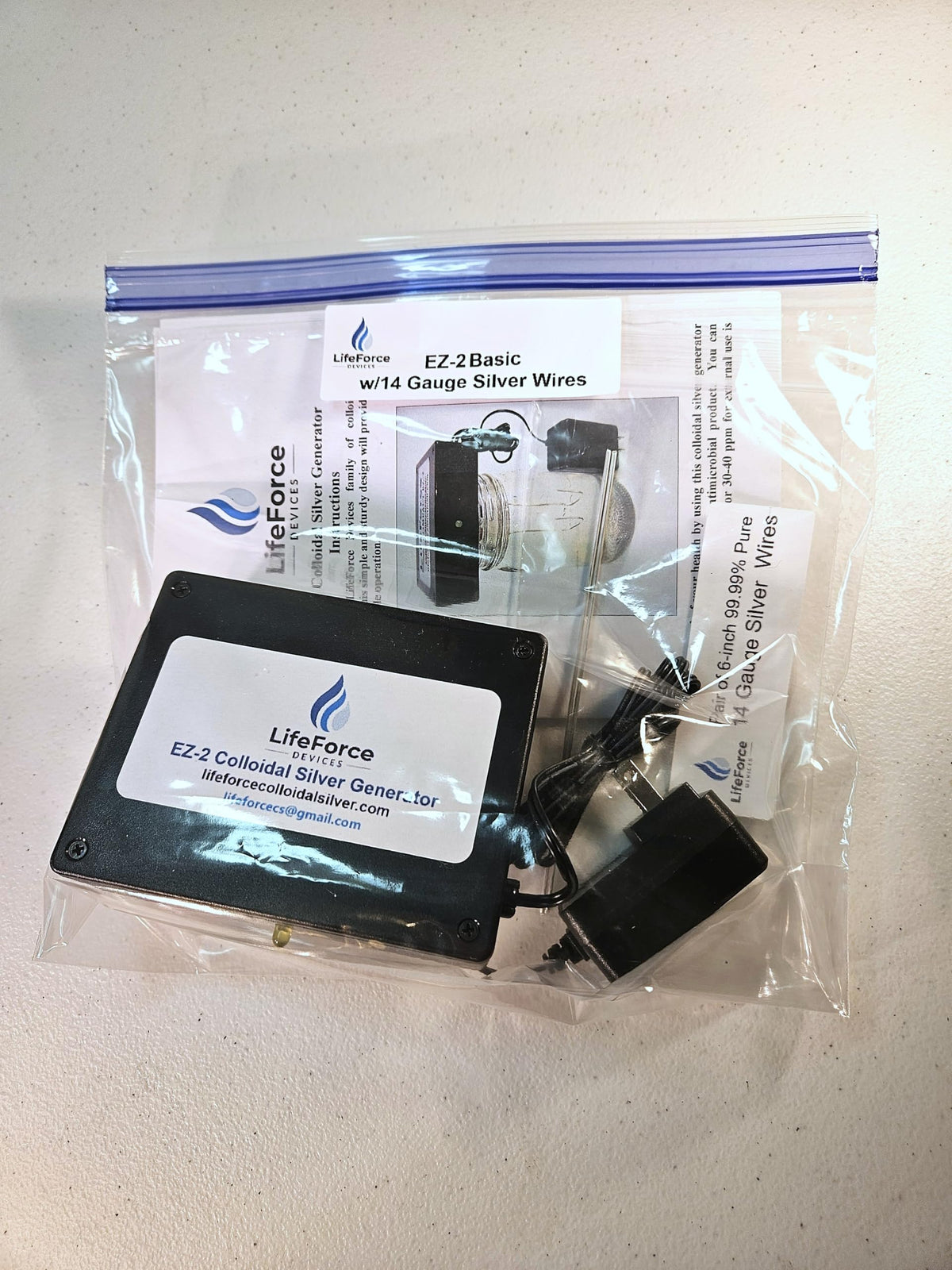 LifeForce Devices Compact EZ-2 Basic Silver Generator Packages
