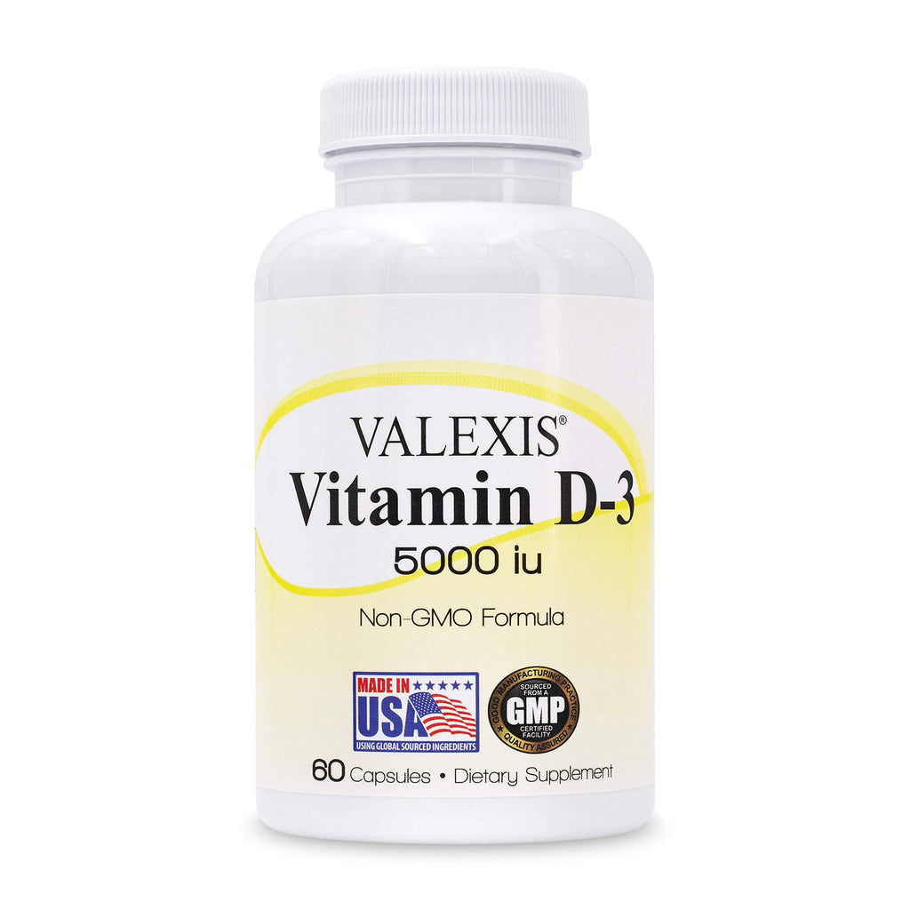 VALEXIS Vitamin D3 5000 IU - 60 Capsules - image 2