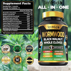 Tenmido Wormwood Capsules 10-in-1 Formula - 150 Capsules - image 2