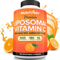 Nutrivein Premium Liposomal Vitamin C 1650mg - 180 Capsules
