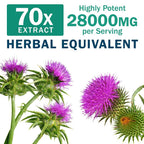 NYO3 Milk Thistle 200mg Liver Support Supplement - 60 Capsules - image 3