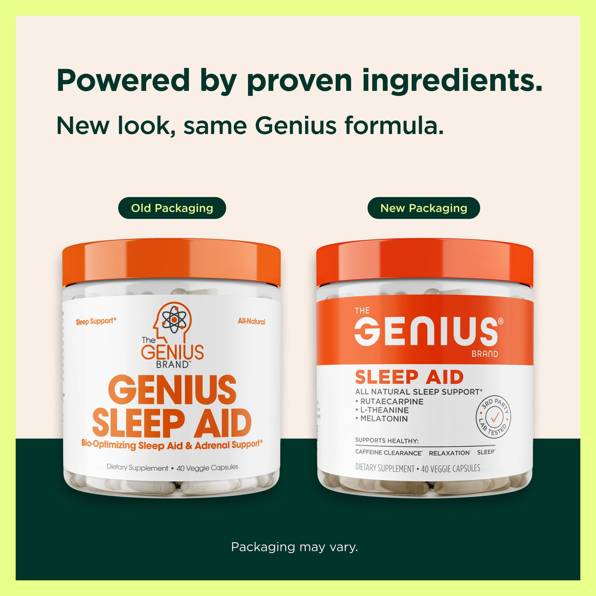 The Genius Brand Genius Sleep AID Natural Sleep Supplement - 40 Capsules - image 5