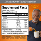 MBS Biotechnology Advanced Liquid Turmeric with Curcumin - 20.3 fl oz - image 8