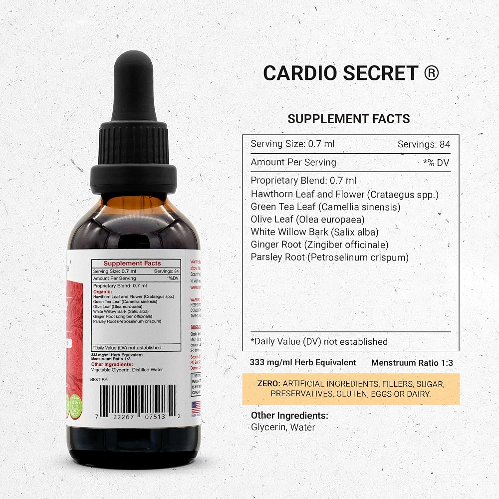 Secrets of the Tribe Cardio Secret Alcohol-Free Extract - image 5