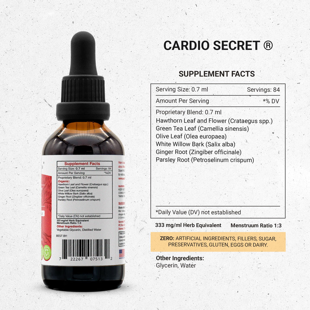 Secrets of the Tribe Cardio Secret Alcohol-Free Extract