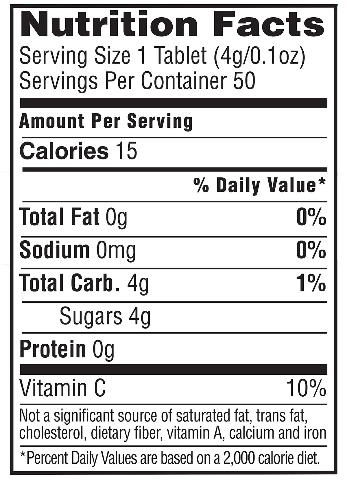 ReliOn Glucose Tablets Orange Flavor - 50 Tablets - image 3
