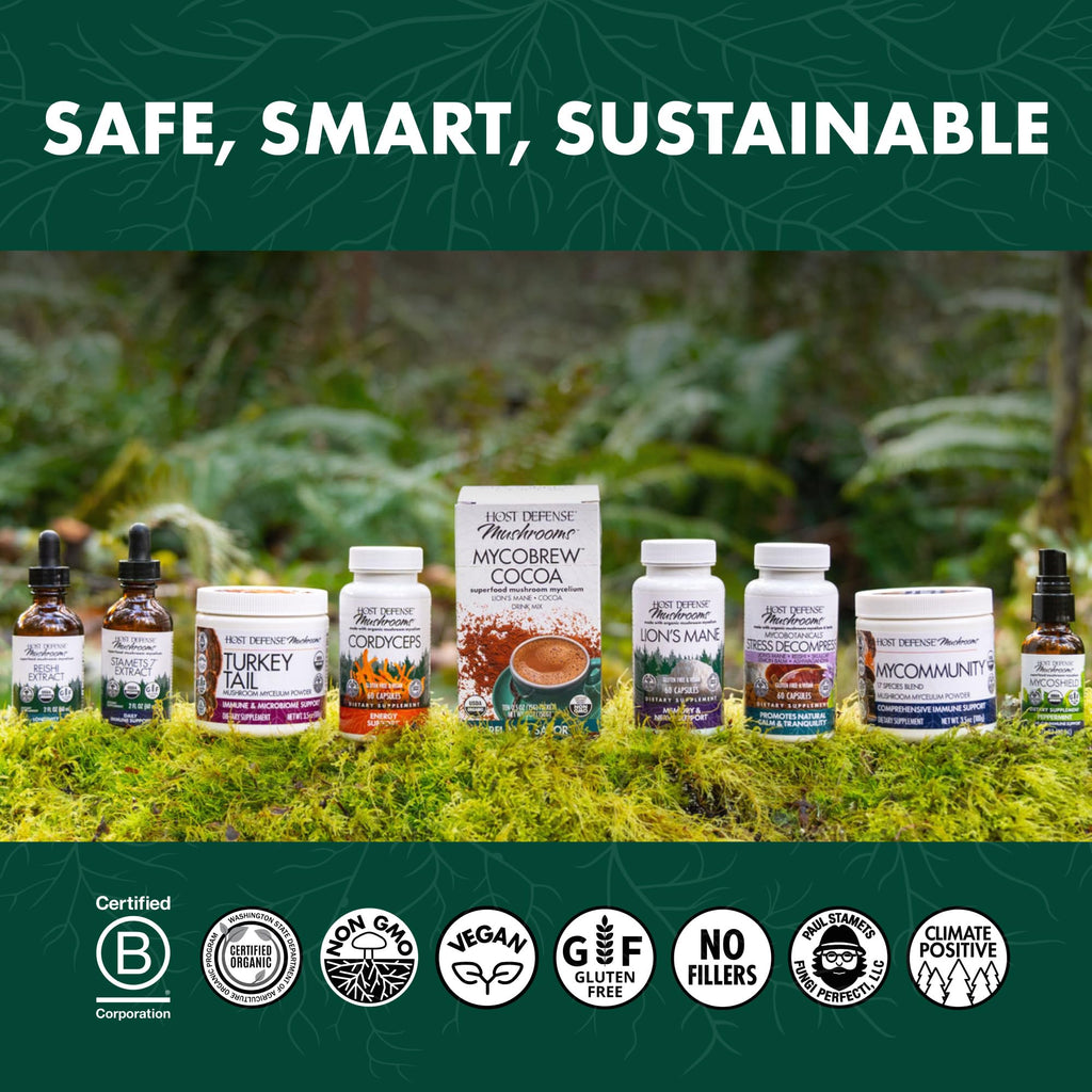 Host Defense Chaga Capsules Immune Support - 120 Capsules - image 7