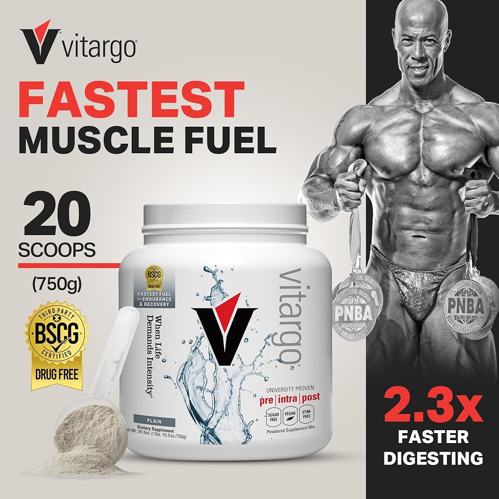 Vitargo Carbohydrate Powder Fast-Digesting Recovery - 1.66 lb - image 2