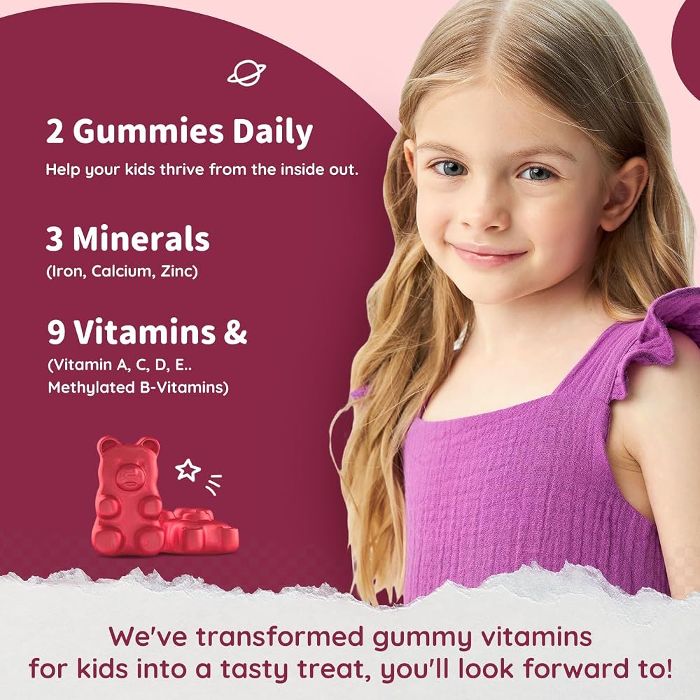 ReviNutra Iron Supplement Gummies for Kids